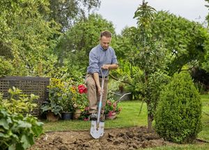 Gardena 17001-20 schop & plantenschopje Tuinspade spits Staal Zwart