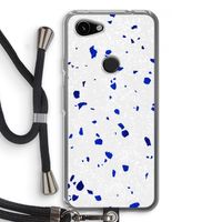 Terrazzo N°5: Pixel 3a Transparant Hoesje met koord