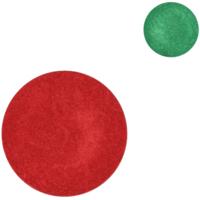 Daan Kromhout Decoratiebord melamine shine groen/rood 22 cm 2 assorti | 18 stuks