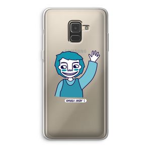 Zwaai: Samsung Galaxy A8 (2018) Transparant Hoesje