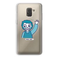 Zwaai: Samsung Galaxy A8 (2018) Transparant Hoesje