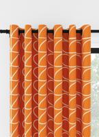 Orla Kiely - Ringgordijn - Jumbo Linear Stem Persimmon