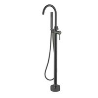 Best Design Vrijstaande Badmengkraan Albi 120 cm met Handdouche Gunmetal