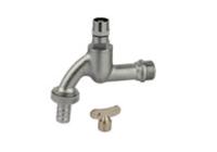 Kirchhoff Messing uitlaatklep met dopsleutel, chroommat, 1/2"ET x 3/4"ET x 1/2"mondstuk - 986182148