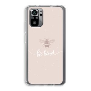 Be(e) kind: Xiaomi Redmi Note 10S Transparant Hoesje