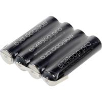 Panasonic eneloop Pro Accupack Aantal cellen: 4 Batterijgrootte: AAA (potlood) Z-soldeerlip NiMH 4.8 V 900 mAh