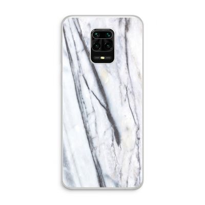 Gestreepte marmer: Xiaomi Redmi Note 10 Lite Transparant Hoesje