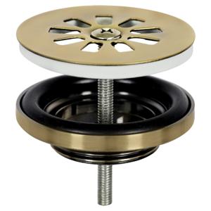 Differnz afvoerplug | mat goud | 64mm