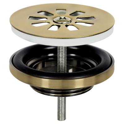 Differnz afvoerplug | mat goud | 64mm