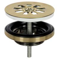 Differnz afvoerplug | mat goud | 64mm