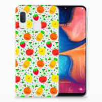 Samsung Galaxy A20e | Siliconen Case | Fruits
