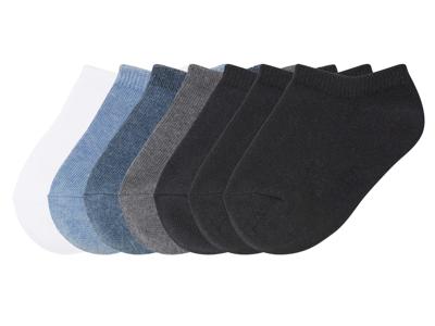 lupilu 7 paar kinder sokken (wit/blauw/grijs/zwart, 23-26)