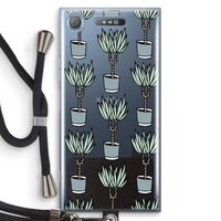 Boompje: Sony Xperia XZ1 Transparant Hoesje met koord
