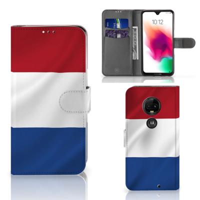 Motorola Moto G7 | G7 Plus | Bookstyle Case | Nederlandse Vlag