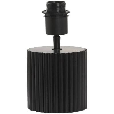 Leen Bakker - Lampvoet Riv - - E27 - 21xØ12 Cm - Hout - Zwart