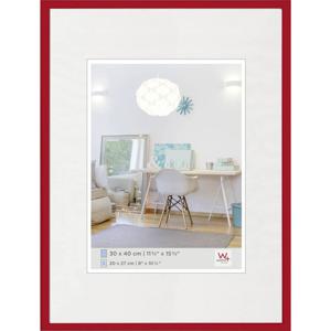 walther+ design KV040R Wissellijst Papierformaat: 30 x 40 cm Rood