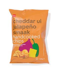 HEMA Aardappelchips Cheddar Ui Jalapeño 125gram