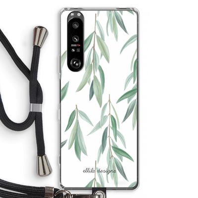 Branch up your life: Sony Xperia 1 III Transparant Hoesje met koord