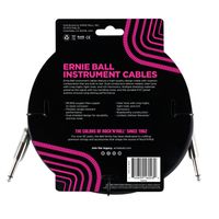 Ernie Ball 6048 Classic Instrument Cable, 3 meter, zwart - thumbnail