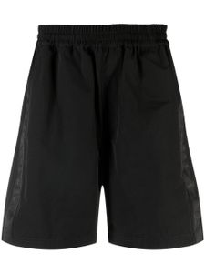 44 LABEL GROUP short de sport à rayures latérales - Noir