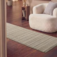 Vloerkleed Parker Rechthoekig - Natuurlijk Wit 250x80cm - Wol - Dekbed-Discounter.nl