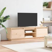 Tv-meubel 140x35x40 cm massief grenenhout - thumbnail
