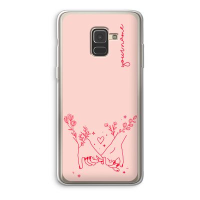 Best Friends: Samsung Galaxy A8 (2018) Transparant Hoesje