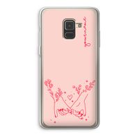 Best Friends: Samsung Galaxy A8 (2018) Transparant Hoesje