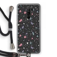 Terrazzo N°16: Xiaomi Redmi 9 Transparant Hoesje met koord Terrazzo N°16: Xiaomi Redmi 9 Transparant Hoesje met koord