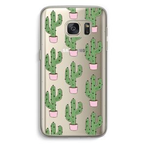 Cactus Lover: Samsung Galaxy S7 Transparant Hoesje