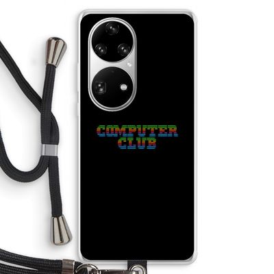Retro: Huawei P50 Pro Transparant Hoesje met koord