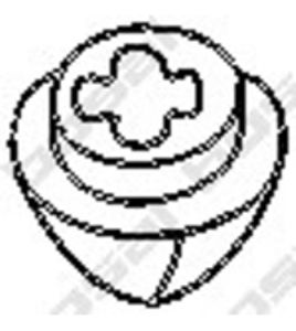Aanslagrubber, demper 255533