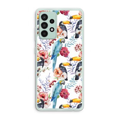 Bloemen tukan: Samsung Galaxy A52s 5G Transparant Hoesje