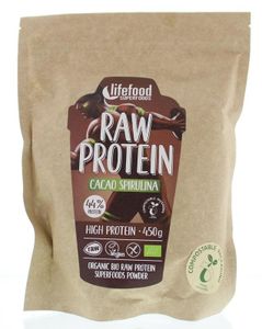 Protein poeder cacao spirulina raw bio