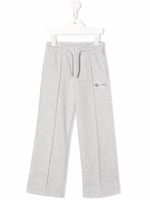 Calvin Klein Kids pantalon de jogging à logo brodé - Gris