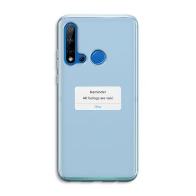 Reminder: Huawei P20 Lite (2019) Transparant Hoesje