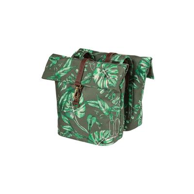 fietstas dubbel Ever-Green thyme groen 28-32L
