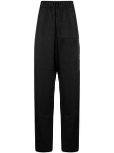 Jil Sander pantalon ample à ceinture élastique - Noir