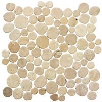 Terre d&apos;Azur Stone Coins Biancone 30x30 cm