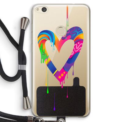 Melts My Heart: Huawei Ascend P8 Lite (2017) Transparant Hoesje met koord