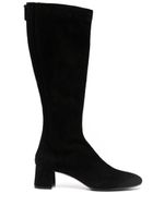 Aquazzura bottes à bout rond - Noir