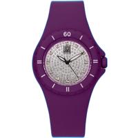 Light Time SILICON STRASS (Ø 36 mm) Dames horloge
