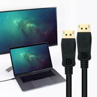 DisplayPort kabel NANOCABLE 10.15.2601 Zwart 1 m
