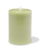 HEMA Led-stompkaars ⌀7.5x10cm glad groen (groen)