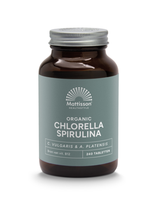 Mattisson HealthStyle Organic Chlorella Spirulina Tabletten