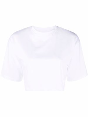 LouLou de Saison t-shirt crop Gupo à manches courtes - Blanc
