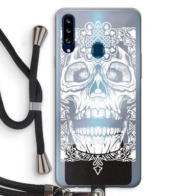 Seek & Destroy: Samsung Galaxy A20s Transparant Hoesje met koord