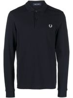 Fred Perry polo à logo poitrine - Bleu