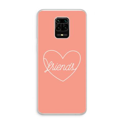 Friends heart: Xiaomi Redmi Note 10 Lite Transparant Hoesje