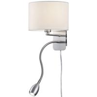 LED Wandlamp E14 - Warm Wit 3000K - OSRAM LEDs - Mat Wit Aluminium